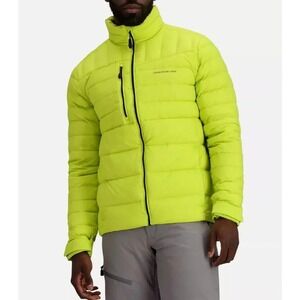 Obermeyer Men's Klaus Down Jacket LARGE Spark 800FP Winter‎ Sports Outdoor NWT
